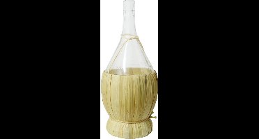 Authentieke glazen wijnfles 2 liter - Likeurfles - Decoratiefles