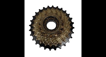 Falkx 8-speed freewheel - index 13-28 - zwart - duurzaam materiaal