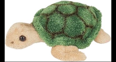 Pluche Zeeschildpad knuffel - 15 cm - zeedieren - knuffeldier - speelgoed - voor kinderen