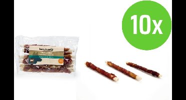 Beeztees Kauwstaafjes Eend 6 Stuks - hondensnack - 10 verpakkingen