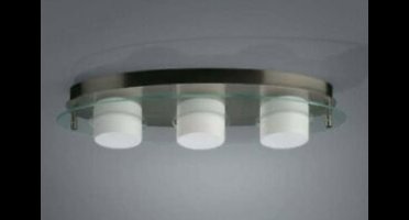 Design plafondlamp plafondlamp MASSIVE GRACE Top Selection 3x G9 nikkel mat