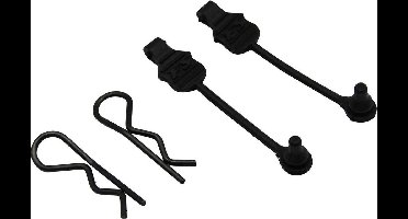 Reely 1:8 Bodyklemmengreep Zwart 1 stuk(s)