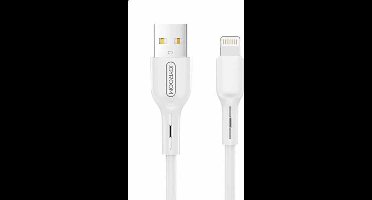 Joyroom Kabel USB naar Lightning- 1m (Wit) (2A)