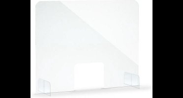 Rocada Plexiglas preventiescherm 70x85cm - baliescherm - kuchscherm - hygiënescherm - Spatscherm