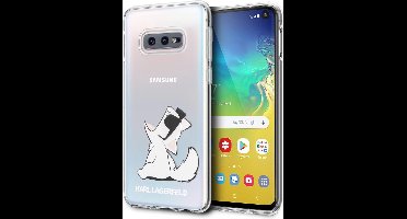 Transparant hoesje van Karl Lagerfeld - Backcover - Fun - Galaxy S10e - Choupette