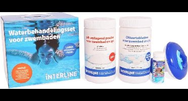 Interline Zwembad Chloor Starterspakket Large Organisch ALLES in 1 KIT