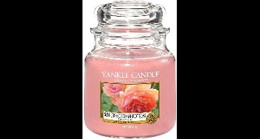Yankee Candle Medium Jar Geurkaars - Sun-Drenched Apricot Rose