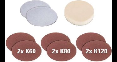 EINHELL Poetsvacht-/schuurpapierset