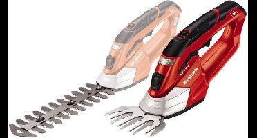 Einhell Accu Gras- en Heggenschaar GE-CG 12 Li - 12 V/Li-ion - 1,5 Ah accu - Metalen versnellingsbak - Telescopische handgreep