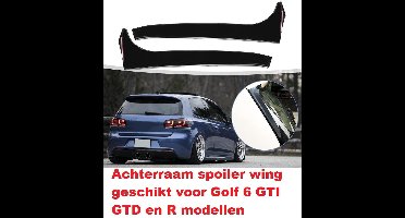 Achterraam Spoiler Wings Achterruit Spoiler Geschikt Voor VW Golf 6 GTI GTD R20 R Line DSG Modellen