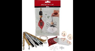 Knutselpakket Kerstboom Hangers 2 stuks