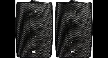 TIC ASP90-B - Premium Professional Terras Speakers 8Ω 70v 6.5” 160W (paar) - zwart