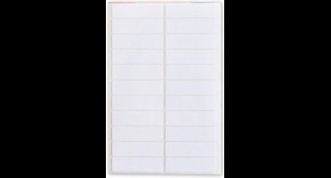 Soho Etiketten 36 X 10 Mm Papier Wit 132 Stuks