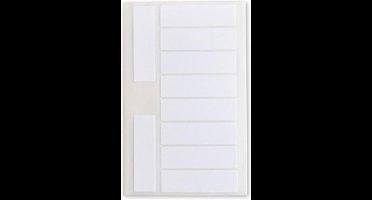 Soho Etiketten 49 X 14 Mm Papier Wit 60 Stuks