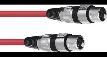 OMNITRONIC xlr kabel 3pin 1,5m rd