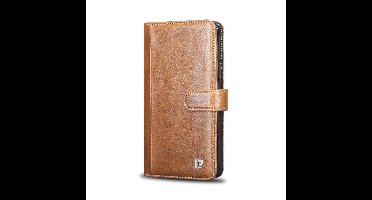 iPhone Xs Max hoesje - Pierre Cardin - Bruin - Leer
