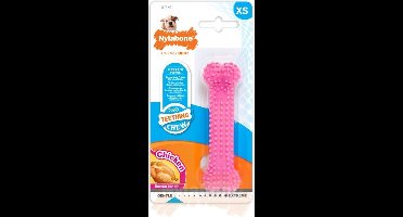 Nylabone Puppy Bot Dental Roze Kip Smaak XS