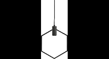 Light & Living Aina - Hanglamp - Zwart - 37x30cm