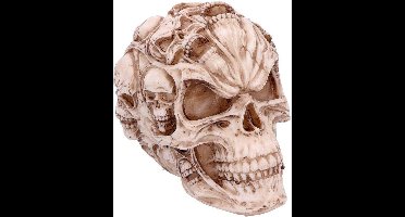 Nemesis Now Beeld/figuur Skull of Skulls Schedel Creme
