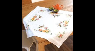 Vervaco - Tafelkleed kit - Kolibri - PN-0144089 - Borduren - Borduurpakket - Borduurpakket volwassenen - Borduurpakket kind