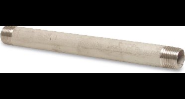 Profec Nr. 23 Pijpnippel RVS 316 1/4" buitendraad 40 mm