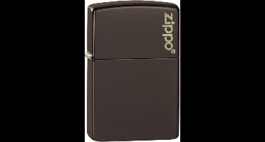 Aansteker Zippo Brown Matte with Logo