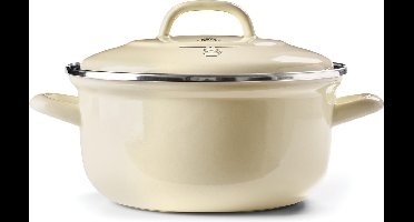 BK Indigo Stoofpot - 22 cm/3,25 l - Cream