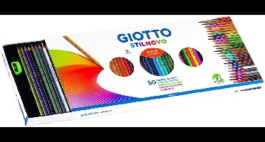 Giotto Stilnovo - Hangable box with 6 neon colouring pencils (PEFC)