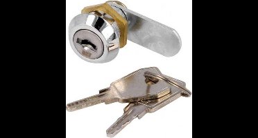 Locker slot - Kantelslot - 15mm - gelijke sleutels - 827