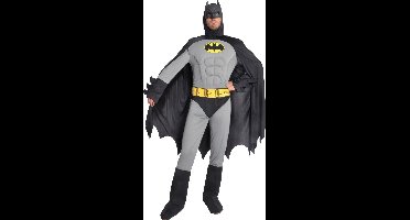 Dc Comics Verkleedpak Batman Heren Zwart/grijs 6-delig Maat L