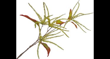 Silk-ka Kunstbloem Groentak Glitter Groen 88 cm