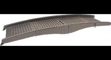 Loopplank auto plastic easy step tot 50kg Grijs 43x40x26cm