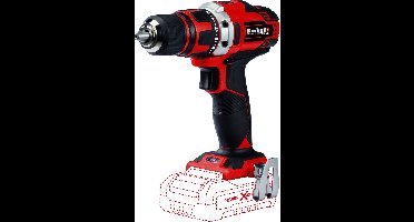 Einhell Accu Boor-/Schroefmachine TE-CD 18/40 Li Solo - Power X-Change - 18 V/Li-Ion - 40 Nm - 0-400/0-1.500 t/min - 13 mm snelspanboorkop - Elektronische snelheidsregeling - Excl. accu en lader