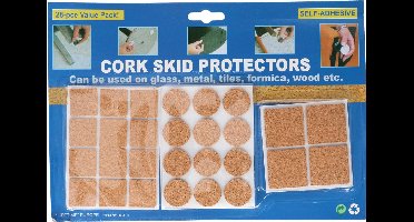 Lifetime Meubeldoppen 29 Cm Kurk Bruin 28 Stuks