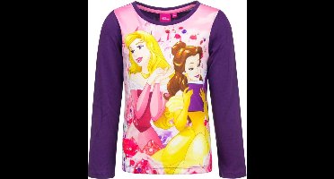 Disney Princess t-shirt - longsleeve - paars - maat 104/110