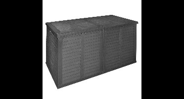 MaxxGarden Kussenbox - tuin opbergkist - opbergbox - 750 L - 155x66x80 cm - zwart