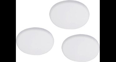 KOPP plafondplaat  voor centraaldozen rond Ø 125mm | WIT | multipack 3 stuks