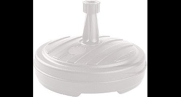 EDA Ronde parasolvoet - wit - D42 cm - 13 liter - Steeldikte 1,8 tot 3 cm - kunststof