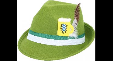 Party Time Hoed Oktoberfest One Size Groen