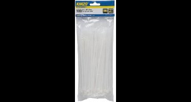 KINZO Set van 100 kabelbinders - 4,8x200 mm