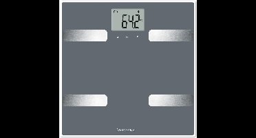 medisana BS A42 - Connect Lichaamsanalyse weegschaal met Bluetooth (grijs)