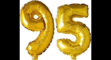 Folieballon nr. 95 Goud 41cm