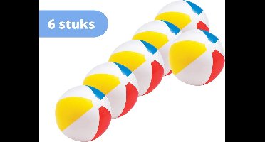 Intex - Bundelkorting - Strandbal - set van 6 - 50 cm Ø & WAYS Reparatieset en Teststrips
