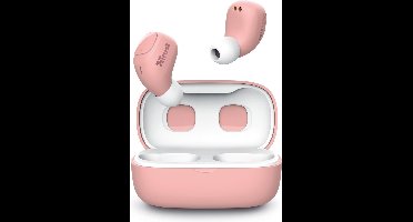 Trust Nika Compact – Volledig Draadloze Oordopjes – Bluetooth - TWS – Roze