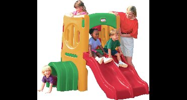 Little Tikes Outdoor Klimtoestel met Tunnel en Glijbaan