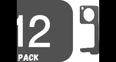 Sleutelhanger|No Touch Cleankey | Pinnen & deur openen zonder direct contact | Antibacteriële multitool | Hygiëne sleutel | geen contact sleutel |Key Smart Bacterie sleutel | antibacteriële tool|12 Pack