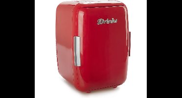 Mini Draagbare Koelkast Frigo Rood 28 x 20 x 23 cm