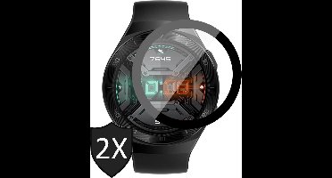Screenprotector geschikt voor Huawei Watch GT 2e - Full Screen Protector PET - 2 Stuks