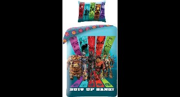 How to teach your Dragons - Dekbedovertrek - Eenpersoons - 140 x 200 cm - Multi