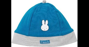 Nijntje baby mutsje blauw, maat 0-2 maand